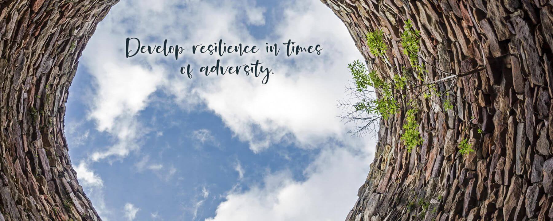Develop resilience in times of adversity.
